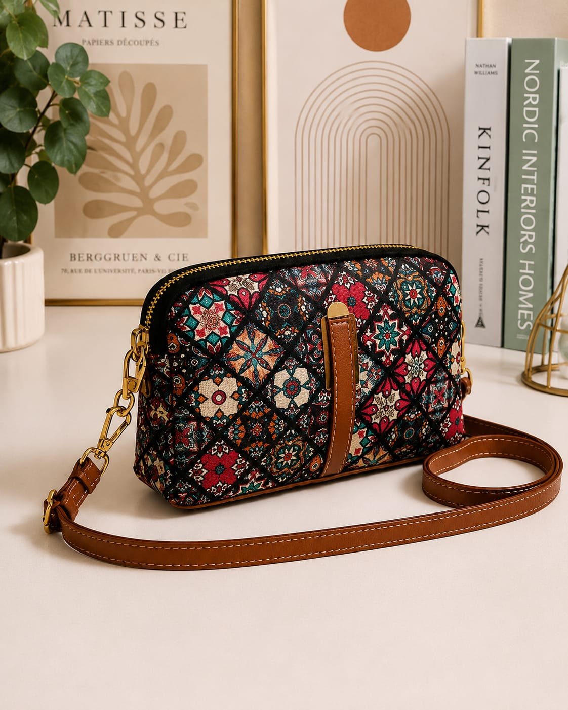 Bonofie Jute Sling Bag - View 1